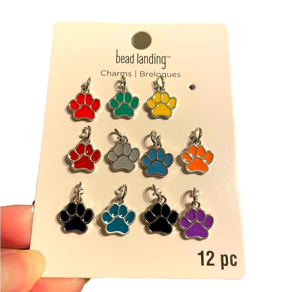 🔥 Paw print jewelry charms ✨